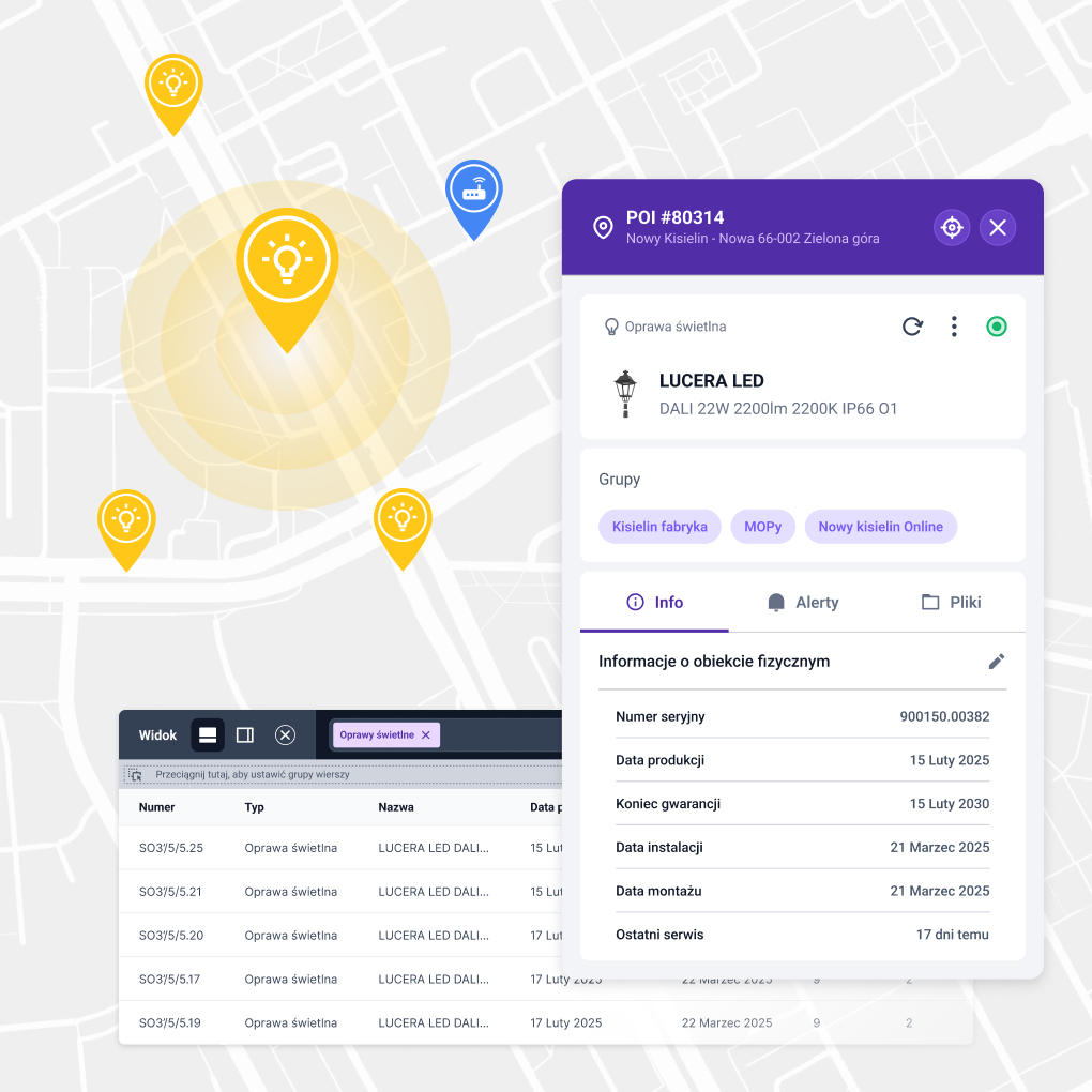 Fragment interfejsu - prezentacja cyfrwego odpowiednika